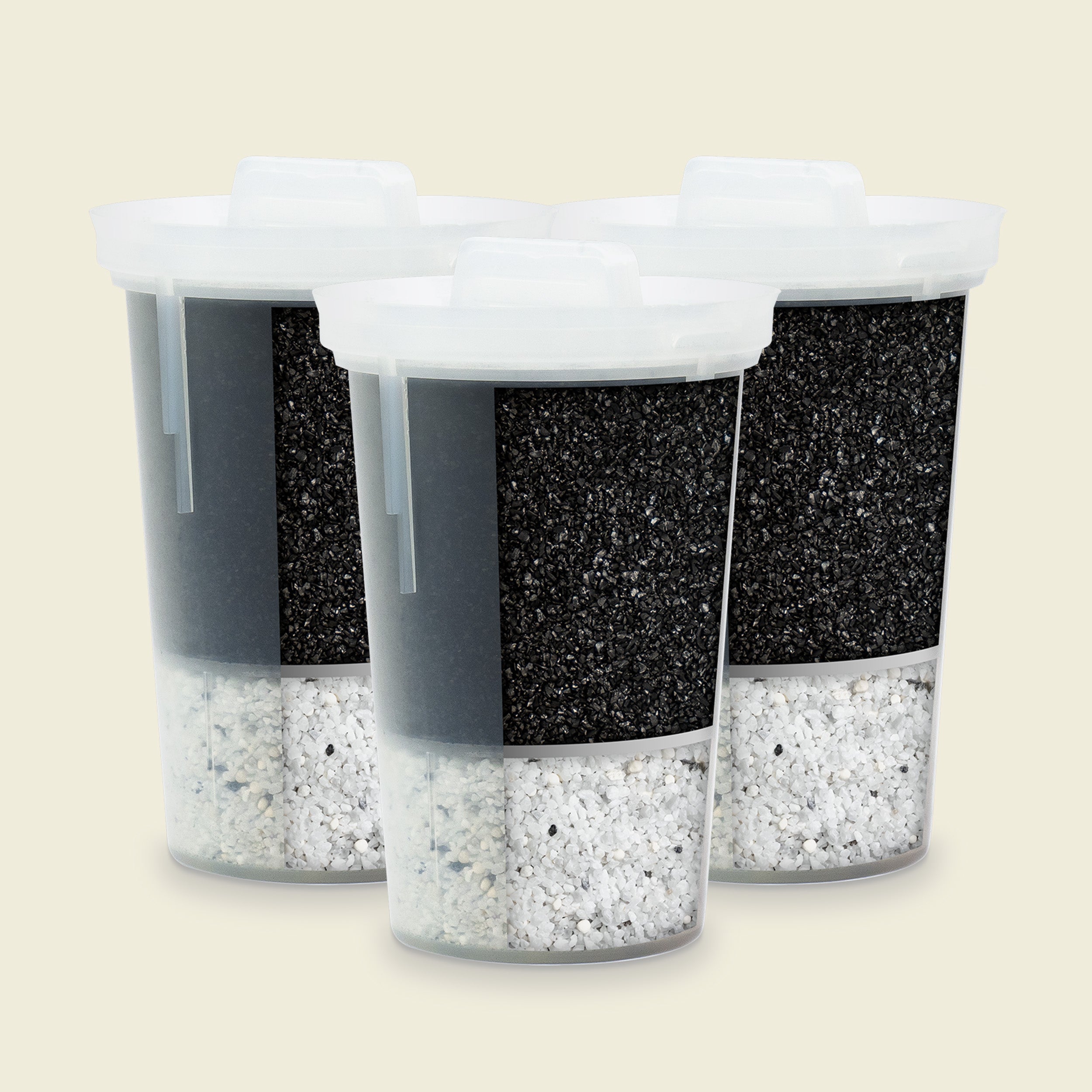 The Santevia MINA Alkaline Pitcher Value Pack comes in a pack of 3 filters#filtration-type_standard