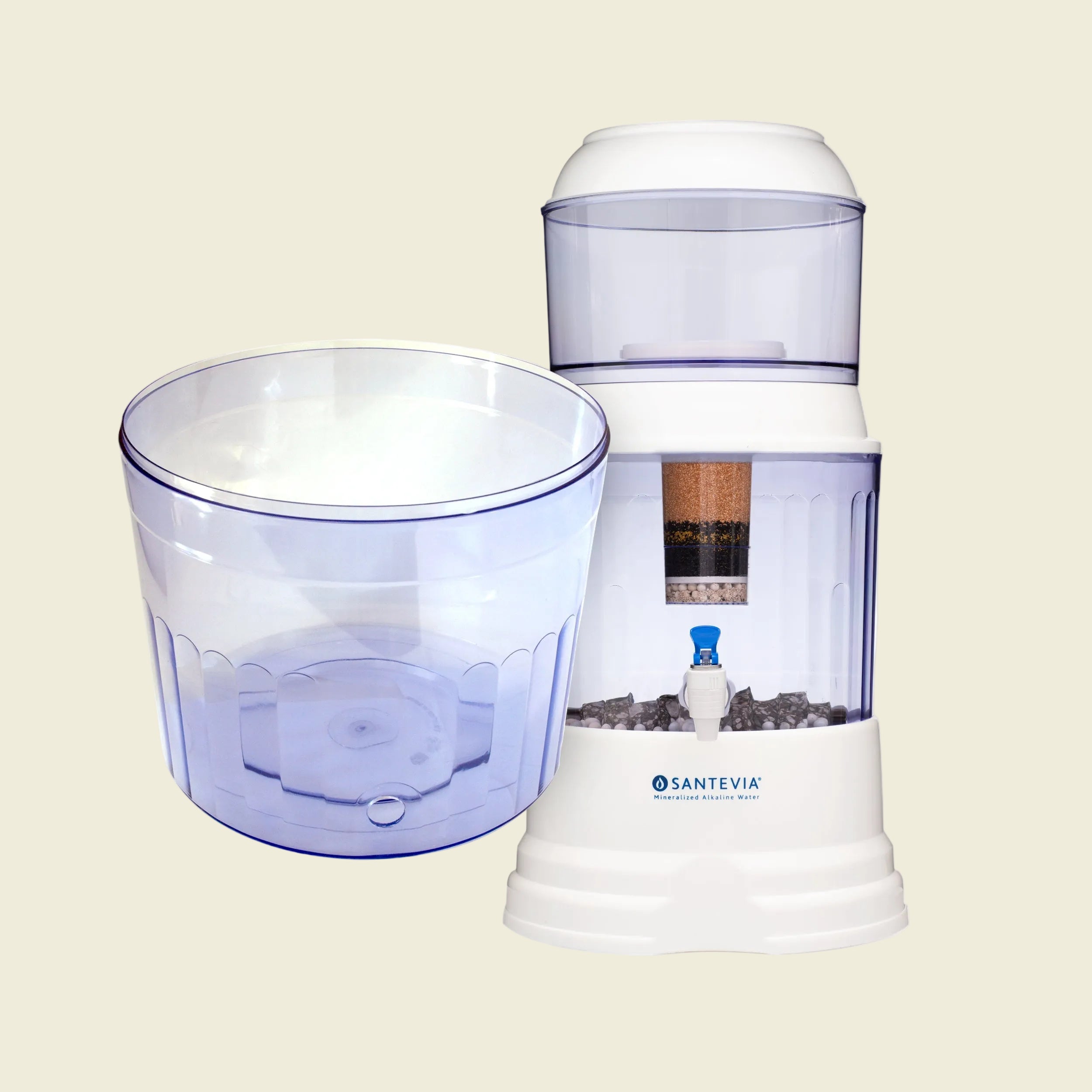 Réservoir inférieur du système d'eau par gravité