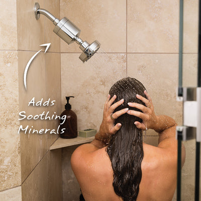 Santevia Shower Filter adds soothing minerals
