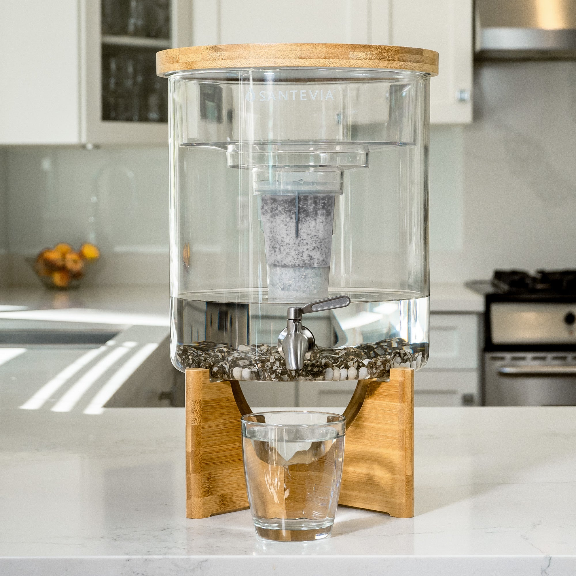 Sistema de agua de vidrio