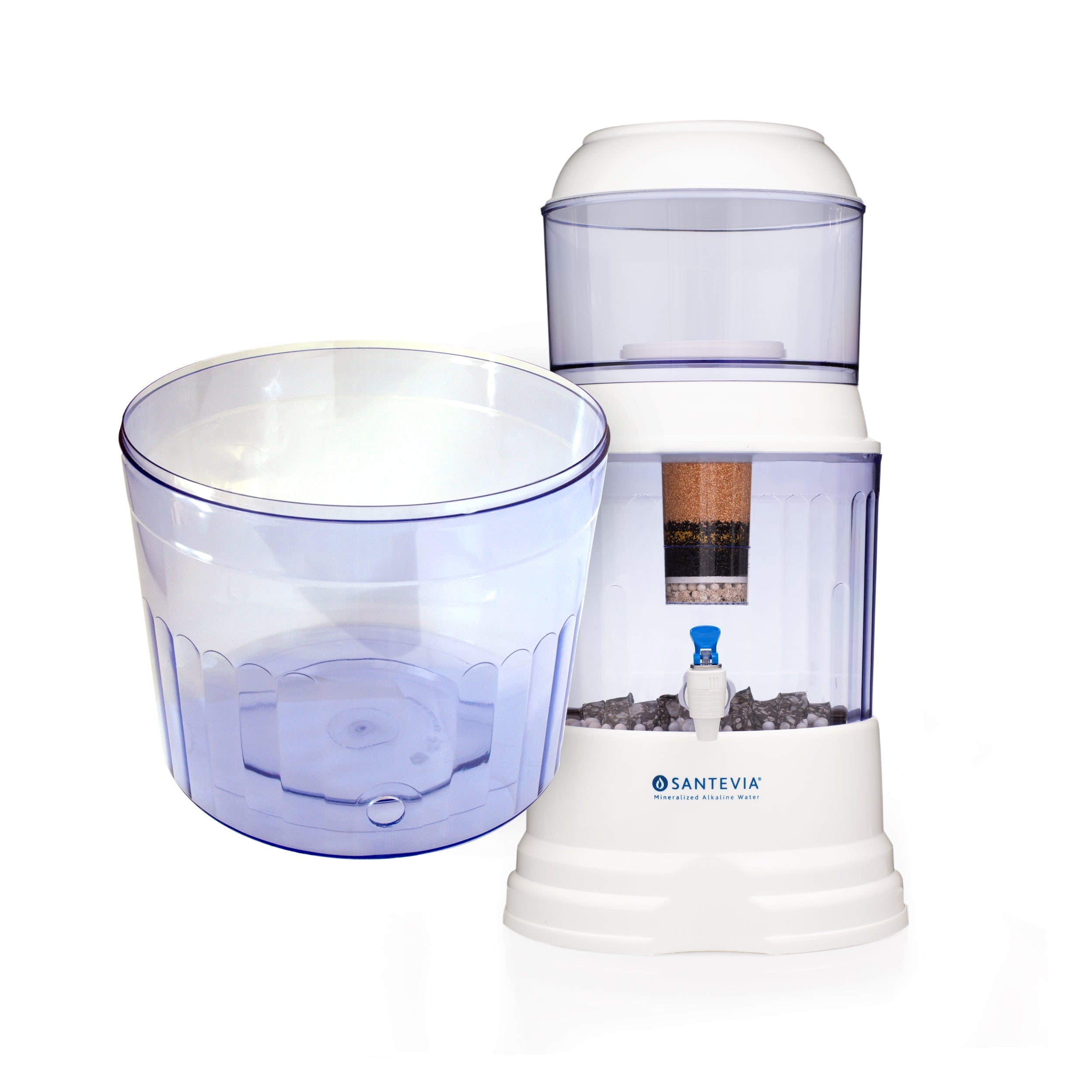 Tanque inferior del sistema de agua por gravedad 