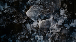 Closeup of mineral salts
