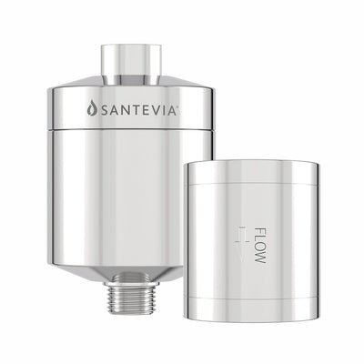 Santevia Shower Filter with refillable metal filter