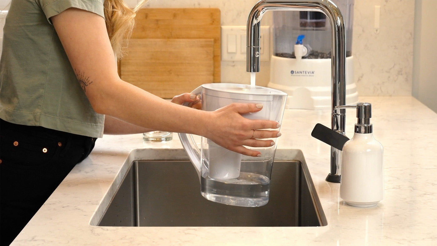 Santevia Alkaline Water Filters Mineralized Alkaline Water USA